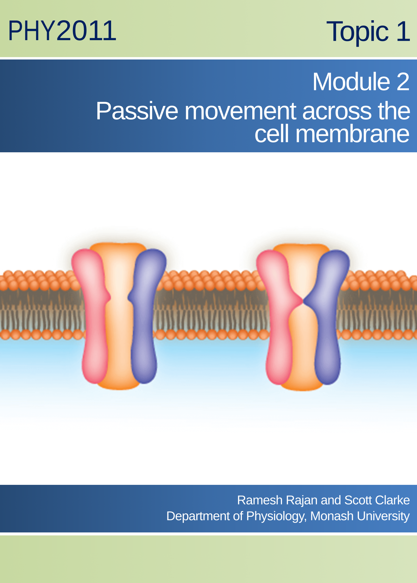 Topic 1 Module 2: Passive movement across the cell membrane