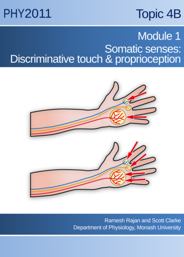 Somatic senses: Discriminative touch & proprioception